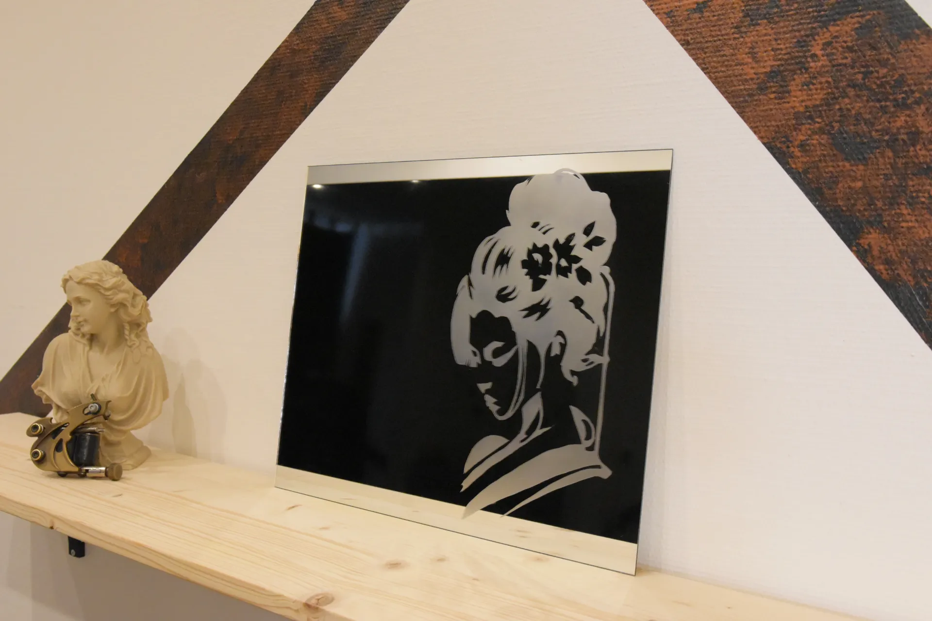 Living Pictures Spiegel (Geisha Design)
